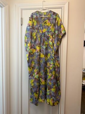 Miliae vintage 80s maxi dress
